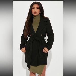 Listen Up Trench Coat - NWOT